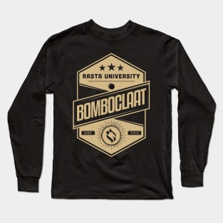 Rasta University Bomboclaat Reggae Long Sleeve T-Shirt